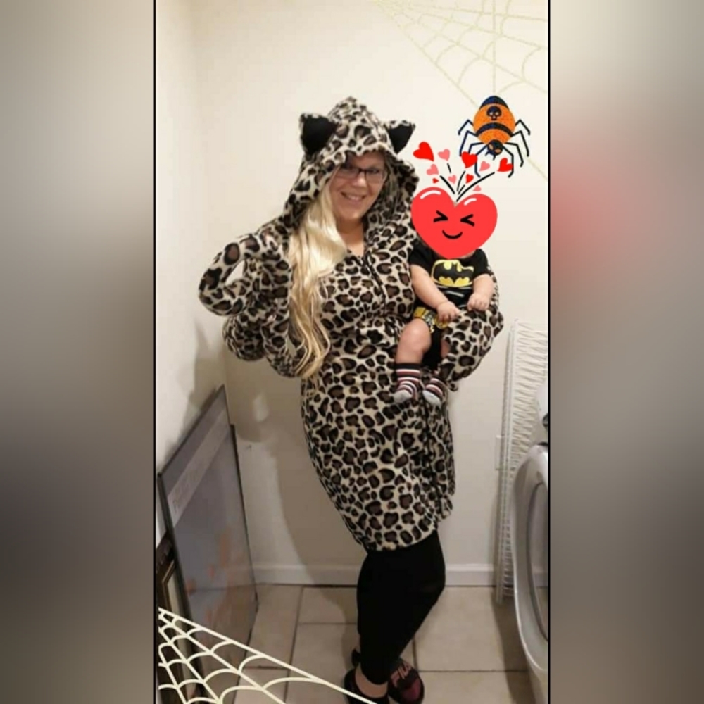 Torrid x Legs Avenue Leopard Cozy Dress Costume Size 1X/2X - Picture 3 of 11